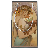 アールヌーボーウーマンミュシャビューティフル スモールペーパーバッグ (正面)