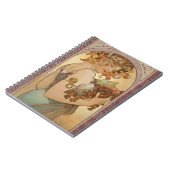 アールヌーボーウーマンミュシャビューティフル ノートブック (左側)