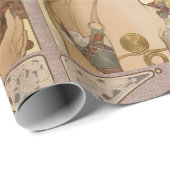 アールヌーボーウーマンミュシャビューティフル ラッピングペーパー (ロールコーナー)