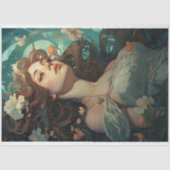 アールヌーボーウーマン1デクページ紙 薄葉紙 (正面)