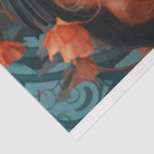 アールヌーボーウーマン2デクページ紙 薄葉紙 (詳細)