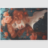 アールヌーボーウーマン2デクページ紙 薄葉紙 (正面)