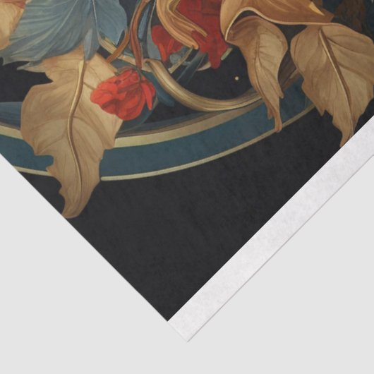 アールヌーボーウーマン7デクページ紙 薄葉紙 (詳細)