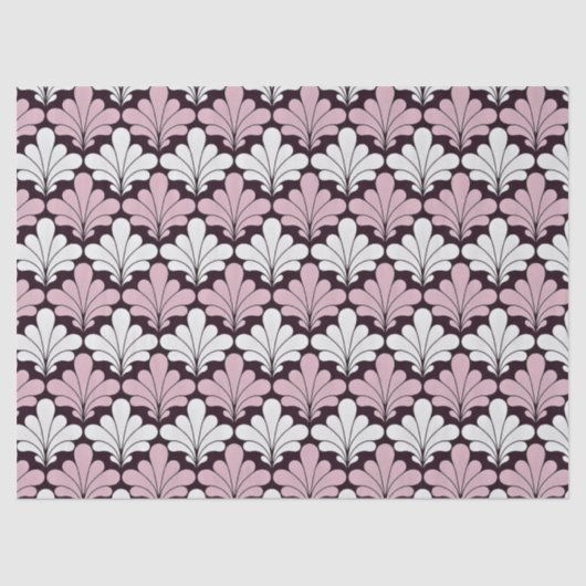 アールヌーボーエレガンスパターンラッピング紙 薄葉紙 (正面)