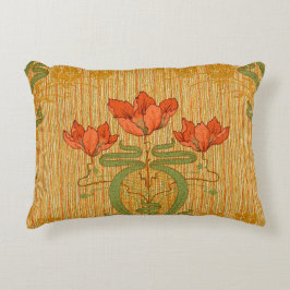 アールヌーボーエレガントフローラケシビクトリアンキ アクセントクッション