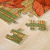 アールヌーボーエレガントフローラケシビクトリアンキ ジグソーパズル (側面)