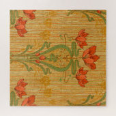 アールヌーボーエレガントフローラケシビクトリアンキ ジグソーパズル (横)