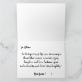 アールヌーボーエレガントレディ・イン・ムーンライト カード (内部)