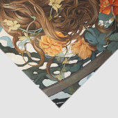 アールヌーボーエレガントヴィンテージビクトリアン女神 薄葉紙 (詳細)