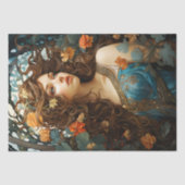 アールヌーボーエレガントヴィンテージビクトリアン女神 薄葉紙 (正面)