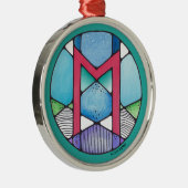 アールヌーボーエワーズルーンロイヤリティ メタルオーナメント (右)