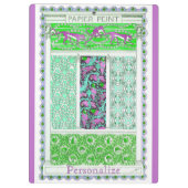 アールヌーボーオウム猿ジャングル クリップボード (裏面)