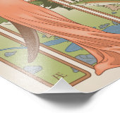 アールヌーボーオッターフューリープリント フォトプリント            (角)