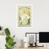 アールヌーボーオランダ新聞広告 ポスター (ホームオフィス)