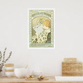 アールヌーボーオランダ新聞広告 ポスター (キッチン)