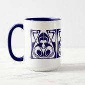 アールヌーボーオーナメントフリーズ マグカップ (左)