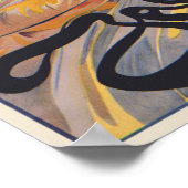 アールヌーボーカフェバイトゥーサン ポスター (角)