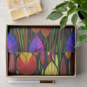 アールヌーボーカラフルのカタイル 薄葉紙 (ギフト)