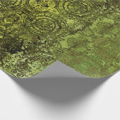 アールヌーボーカラフル装飾ヴィンテージパターン ラッピングペーパー (角)