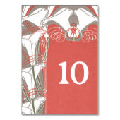 アールヌーボーカラリリーエレガンス テーブルナンバー (正面)