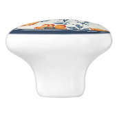 アールヌーボーカリフォルニアポピー セラミックノブ (側面)