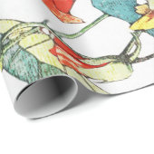 アールヌーボーガーデンナスタジウムフラワーズ ラッピングペーパー (ロールコーナー)