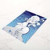 アールヌーボーガール輝く星 箔シーズンカード (回転した状態)