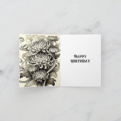 アールヌーボーキク11月誕生花 カード (内部)