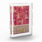 アールヌーボーキツネのキジのフォックスグラブヴェルヌイユ フォトブロック (左)