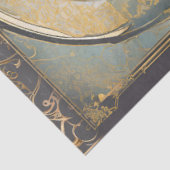 アールヌーボーキャッスルレイクネイビーn金ゴールドエフェメラ4A 薄葉紙 (詳細)