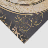 アールヌーボーキャッスルレイクブラックn金ゴールドエフェメラ1A 薄葉紙 (詳細)