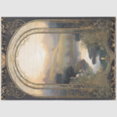 アールヌーボーキャッスルレイクブラックn金ゴールドエフェメラ1A 薄葉紙 (正面)