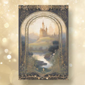 アールヌーボーキャッスルロココブラックn金ゴールドエフェメラ1 薄葉紙