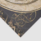 アールヌーボーキャッスルロココブラックn金ゴールドエフェメラ1 薄葉紙 (詳細)