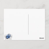 アールヌーボーキャットポストカード ポストカード (裏面)