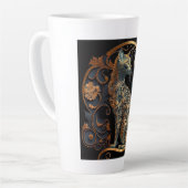 アールヌーボーキャットラテマグ カフェラテマグ (左アングル)