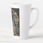 アールヌーボーキャットラテマグ カフェラテマグ (右)