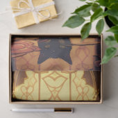 アールヌーボーキャット1デクページ紙 薄葉紙 (ギフト)