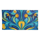 アールヌーボーキングピロー独身のケース 枕カバー (裏面-右)