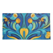 アールヌーボーキングピロー独身のケース 枕カバー (裏面-左)