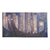 アールヌーボーキングピロー独身のケース 枕カバー (裏面)