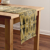 アールヌーボークリスマスの飾り ショートテーブルランナー (インサイチュ)