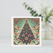 アールヌーボークリスマスカード シーズンカード (スタンド正面)