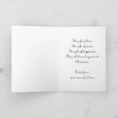 アールヌーボークリスマスザキスバイグスタフクリムト シーズンカード (内部)