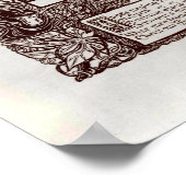 アールヌーボークリスマス出生（1898年） ポスター (角)