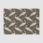 アールヌーボークレーンバードシームレス 薄葉紙 (正面)