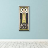 アールヌーボーグラスゴーファインアート研究所 キャンバスプリント (インサイチュ (ウッドフロア))