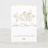 アールヌーボーグリーティングカード – オペラ劇場 カード (裏面)