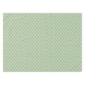 アールヌーボーグリーンバターカップフローラ壁紙 テーブルクロス (正面(横))