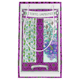 アールヌーボーグレープフィンフローラヴィンテージ スモールペーパーバッグ